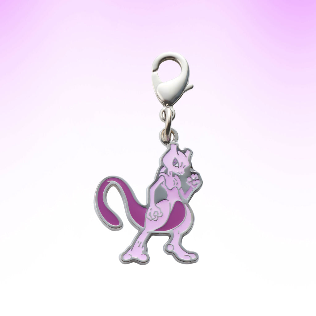 MewTwo - Pokemon Center Japan National Pokedex Metal Charm