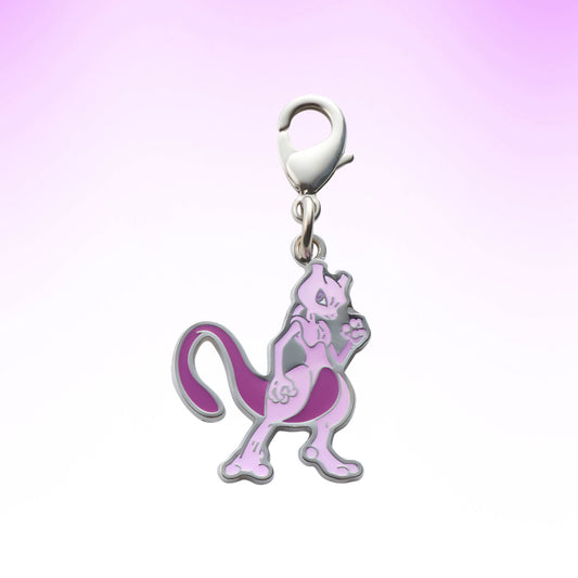 MewTwo - Pokemon Center Japan National Pokedex Metal Charm